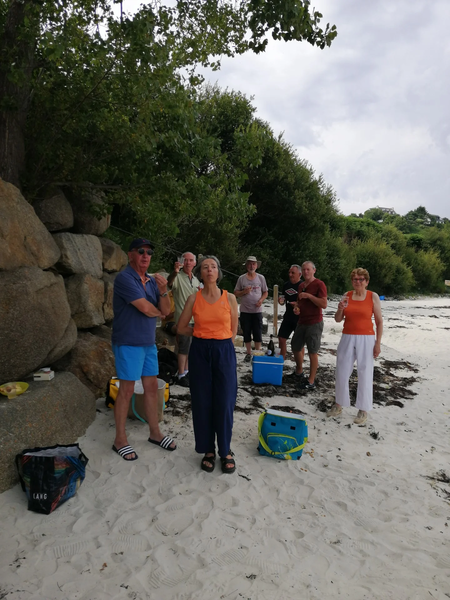 cours sur la plage