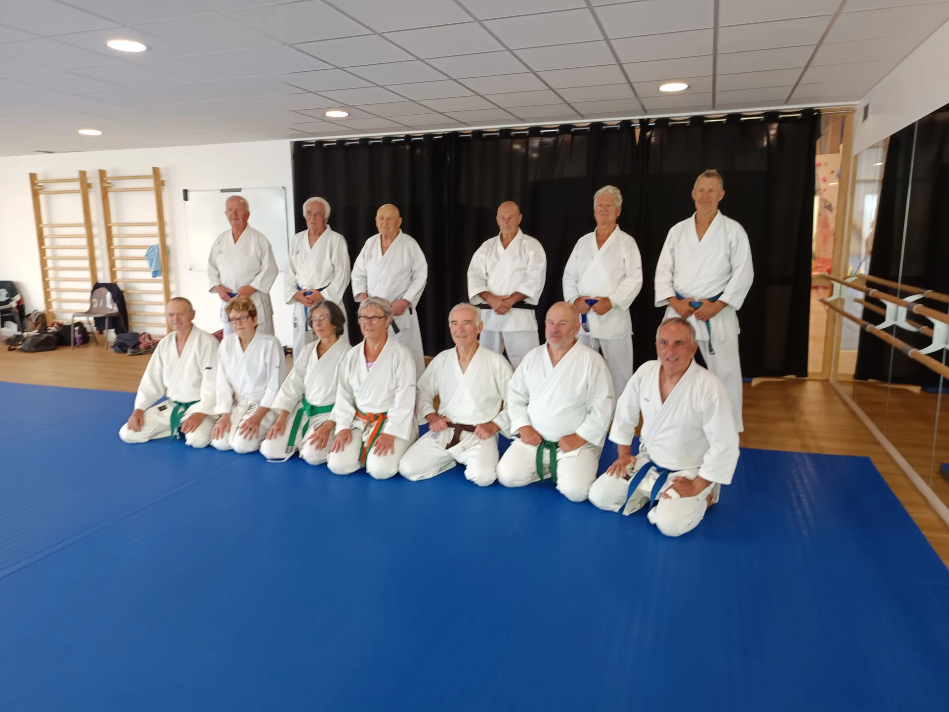  les présents au stage